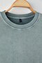 Açık Mavi Yeni Oversize/Geniş Kesim Eskitme/Soluk Efekt Kalın Sweatshirt TMNAW26SW00022 - 6