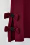 Bordo Paçası Fiyonk Detaylı Flare Fit Örme Büyük Beden Pantolon TBBAW26AR00003 - 6