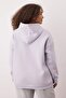 Lilac Embroidery Detailed Oversize/Loose Fit Knitted Plus Size Sweatshirt Tbbaw24Ao00018 - 5