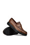 Men's Brown Genuine Leather Loafer Shoes - 4