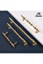 Crescent Gold 96 mm Handle Luxury Country Kitchen Furniture Cabinet Drawer Handle - 2