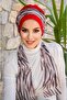 غطاء محرك السيارة نمط الحمار الوحشي الأحمر - 3