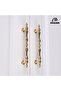 Crescent Gold 96 mm Handle Luxury Country Kitchen Furniture Cabinet Drawer Handle - 6