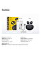 C10 Crossky Bluetooth Küpe Kulaklık Çift Mikrofon Çift Cihaz Bağlantısı Kristal Ses Netlik Ipx4 - 6