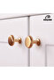 Vera Matte Gold Button Handle Luxury Country Kitchen Furniture Cabinet Drawer Handle - 6