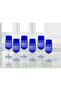 Cutting Handcrafted Crystal Coffee Side Flute Water Glass