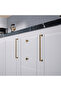 Vera Matte Bronze Button Handle Luxury Country Kitchen Furniture Cabinet Drawer Handle - 7
