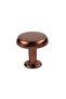Vera Matte Bronze Button Handle Luxury Country Kitchen Furniture Cabinet Drawer Handle - 2