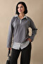 Garnished Thessaloniki Fabric Gray Sweat - 6