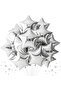 Gray (Silver) Star Foil Balloon 45cm Birthday Party Helium Flying Star - 2