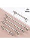 Ebrar Inox 128 mm Handle Luxury Country Kitchen Furniture Cabinet Drawer Handle