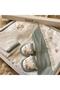 Flower Embroidered Gaye Baby Towel Bathrobe Set Organic **** Baby Birth Gift **** - 4