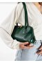 Long Handle Women's Shoulder and Hand Bag Baguette Green - 4