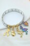 Colorful Flamingo Steel Italian Charm - 2