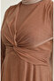 Glitter evening dress 5397-16 milky coffee - 5