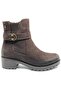 Dpoons Genuine Leather Non-Slip Sole Orthopedic Women's Boots Brown - 3