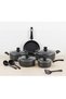 Nonstick Cookware 12pcs Cookware set Casserole,sauce pan,frypan,Turners,BB2100