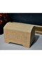 Wooden Curved Chest Student Box Multi-Purpose Organizer with Lid Raw Hobby Painting Gift Box - 5
