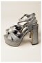 SLT 360 Platform Heel Dress Shoes Platinum - 2