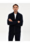 Navy Blue Regular Fit Fleece Cardigan 50314014-Vr033 - 3