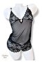 Lace Thin Strap Crop Tank Top Set - 3