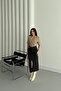 Women's Jeans Cotton Slit Long Smoked Denim Skirt - 2