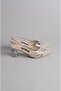Select 598 stone heel women's shoe (heel height: 7 cm) silver - 3