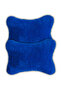 Hyundai Accent Eggshell Torpedo Protection Carpet + Blue Car Neck Pillow & Seat Belt Pad - 4