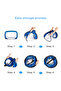 Children's Portable Grid Football Door Folding Sports Toy - 6