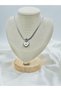 316 L Stainless Steel - Italian Chain & Mother of Pearl Stone Detailed Heart Necklace I - 3