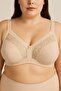 Ten Plus Size Lace Detailed Non-Padded Underwire-Free Gathering C Cup Bra – Comfortable Support - 2