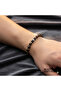 Garnet (Lal) Natural Stone 6mm Unisex Bracelet - 5