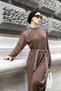 Double Face Cotton Lycra Sports Dress with Leopard Bag Gift - 3