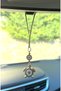 Gilded Blue Turtle Metal Evil Eye Beaded Car Mirror Ornament Car Charm Evil Eye Protection - 4