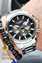 Original Multifunction Men's Black Navy Steel Wristwatch with Calendar - 2