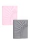 2 Pieces Cotton and Elastic 60 X 120 X 15 cm Combed Cotton Baby Bedsheet