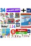 English 5 Pieces 5. Classroom Story + 1 Workbook / Practice Test + 34 Flashcards