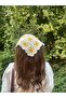 Sunflower Motif Knit Bandana - 3