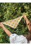Sunflower Motif Knit Bandana - 2