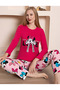 Mickey Mouse Desenli Pijama Takımı - 2