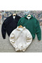 3 Pack Half Zipper Beige Zemrüt Black Knitwear Sweater