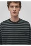 Striped Green T-Shirt Loose Fit / Loose Relaxed Fit 0612408 -71598 - 5