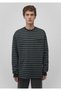Striped Green T-Shirt Loose Fit / Loose Relaxed Fit 0612408 -71598 - 3
