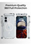 Magnetic Clear Case Compatible with iPhone 17 Slim Transparent Protective Cover - 7