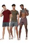 Pack of 3 Mens Boxers Underwear Cotton Rich Relaxed Fit Antibacterial Soft Elastic Waistband