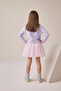 Cherry Detailed Tulle Girls' Dress Lilac - 2