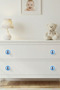 Çapa Children's Room Furniture Handle - 55 mm - Abs Plastic Single Button Cabinet and Drawer Handle - 5