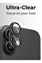 Camera Lens Protector Compatible with iPhone 17 Black Scratch Resistant, HD Clear - 4