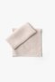 Lona 2-Piece Linen Fabric Serving Presentation Napkin 45X45 Natural - 3