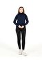 Turtleneck Basic Sweater Navy Blue - 2